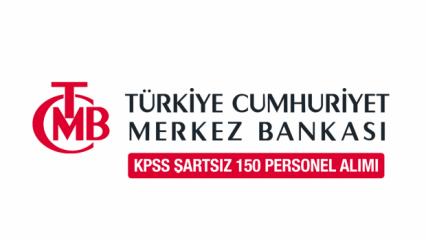 Merkez Bankası KPSS şartsız personel alımı devam ediyor!