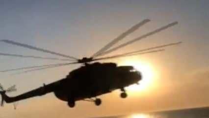 Libya'da bakanları taşıyan helikopter acil iniş yaptı