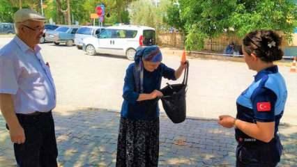 Meral Teyze’nin paralarını zabıtanın dikkati kurtardı