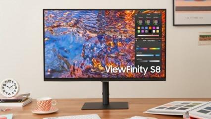 Samsung, yeni monitörü ViewFinity S8'i duyurdu