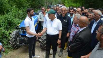 Bakan Kirişci, Kastamonu'da sel sonrası tarım arazilerini inceledi  