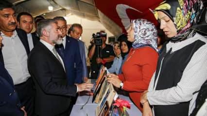 Hazine ve Maliye Bakanı Nureddin Nebati, Diyarbakır annelerini ziyaret etti
