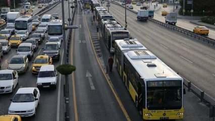 İBB’nin metrobüs hattındaki “Beyaz Yol” çalışması başladı