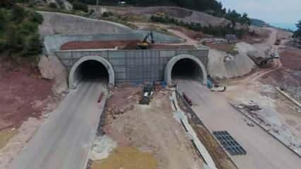 Kazdağları'ndaki tüneller Ağustos'ta açılacak