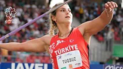 Milli atlet Eda Tuğsuz'dan gümüş madalya