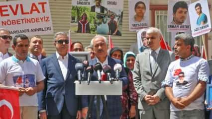 Diyarbakır annelerini ziyaret eden Bakan Yardımcısı Ersoy'dan kararlılık mesajı
