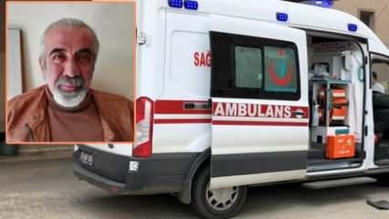 Hasta taşırken kalp krizi geçiren şoför hayatını kaybetti
