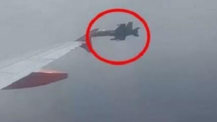 Yolcu uçağında panik: Savaş uçakları havalandı