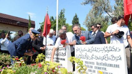 15 Temmuz şehidi ikiz polisler g&ouml;zyaşlarıyla anıldı