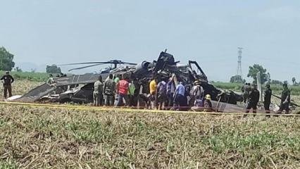 Askeri helikopter düştü: 14 ölü! Ülke şokta