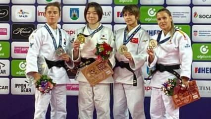 Milli judocu Tuğçe Beder'den büyük başarı!