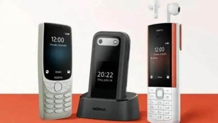 NOKIA modernleştirilmiş üç yeni nostaljik telefon modeli tanıttı