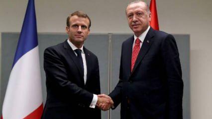Son dakika: Erdoğan ve Macron arasında kritik görüşme!