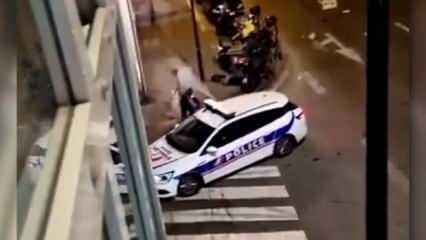 Fransız polisinin hareketi tepki &ccedil;ekti!