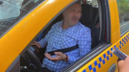 Taksicinin emniyet kemeri kurnazlığı polise takıldı!