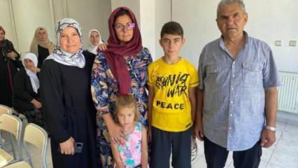 Çocuklarıyla birlikte Türkiye'ye gelip Müslüman oldu