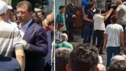 Güngören'de İmamoğlu'na protesto! Ortalık karıştı