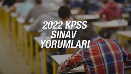 KPSS lisans sınav yorumları: 2022 Memurluk sınavı GK-GY sınavı kolay mıydı zor muydu?