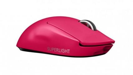 Yeni oyuncu mouse'u Logitech G Pro X Superlight rengiyle dikkat çekiyor