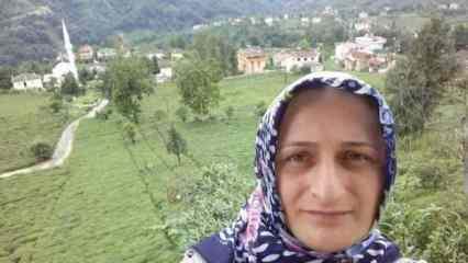 Trabzon'da teleferiğin çarptığı kadın öldü!