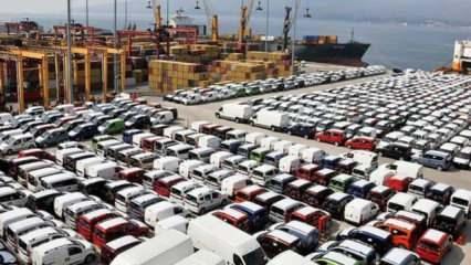 Otomotiv ihracatı Temmuz'da arttı
