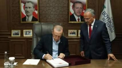Başkan Erdoğan Ordu Büyükşehir Belediyesini ziyaret etti