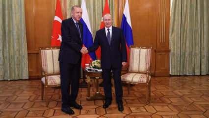 Erdoğan ve Putin'in 4 saatlik görüşmesi sona erdi: Ortak bildiri yayınlandı