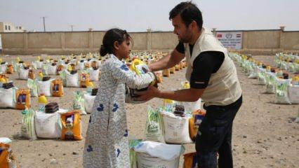 İHH’dan Yemenli ihtiyaç sahiplerine destek