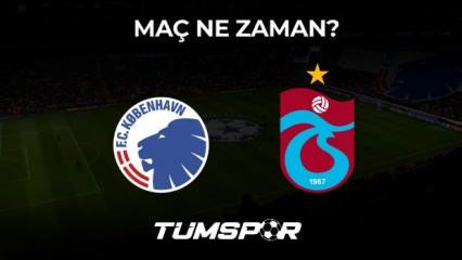 Kopenhag Trabzonspor maçı ne zaman, saat kaçta ve hangi kanalda? UEFA Avrupa Şampiyonlar Ligi...
