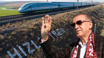Başkan Erdoğan bir ile daha müjdeyi verdi: Hızlı Tren Hattı programına aldık