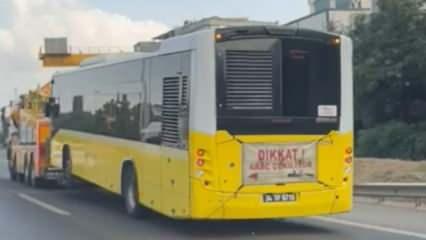 İstanbul'da bir İETT otobüsü daha arızalandı