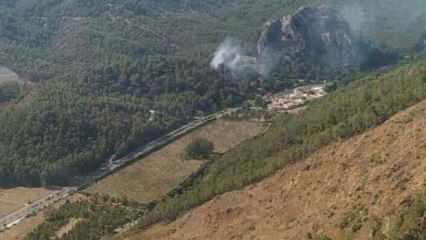 Marmaris'te korkutan orman yangını