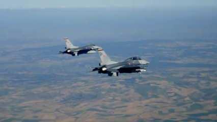 NATO'nun Karadeniz'deki gözü Türk F16'ları 7/24 görevde!