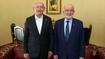 Saadet Partisi Genel Başkanı Karamollaoğlu, Kılıçdaroğlu'nu ziyaret etti