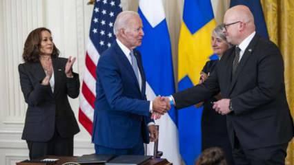 Son dakika: Biden, İsveç ve Finlandiya'nın NATO'ya katılımını onayladı
