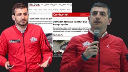 Teknofest'i aşağılamaya kalkan gazetelere Bayraktar'dan okkalı cevap