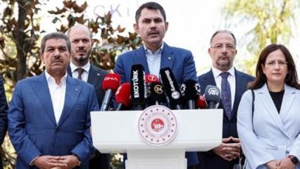 Bakan Kurum'dan CHP'li Tunç Soyer'e: Örtme çabanız boşadır