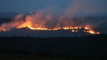 Bulgaristan’daki yangın Edirne'nin sınır köylerine dayandı