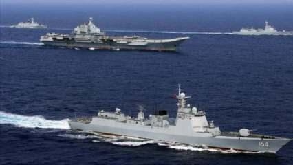 Çin Tayvan'ın etrafını sardı: 17 savaş uçağı 6 savaş gemisi görüldü