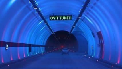 Ovit Tüneli dünyada 3'ncü! Yılda 15,5 milyon lira tasarruf sağlıyor