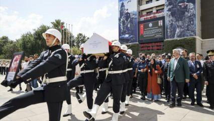 İstanbul'da şehit olan Bekçi Oltan Koca için tören düzenlendi