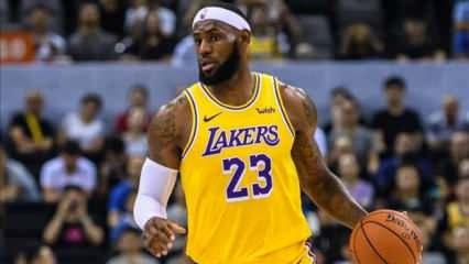 LeBron James'in rekor kırdığı maçta Lakers farklı mağlup oldu