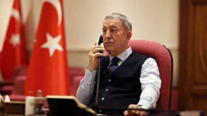 Milli Savunma Bakanı Akar, İngiliz mevkidaşıyla telefonda görüştü