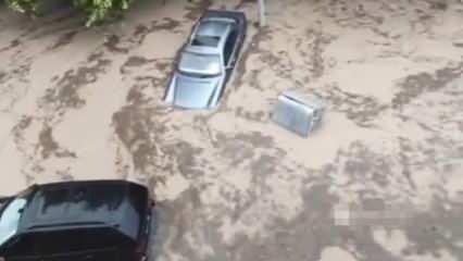 Mudanya'da araçlar suya gömüldü!