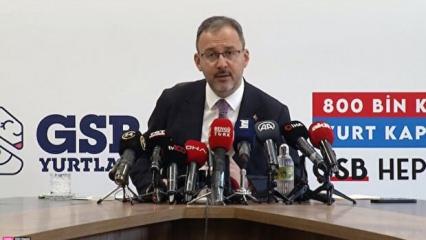 Bakan Kasapoğlu: Cumhuriyet tarihinin en yüksek rakamı