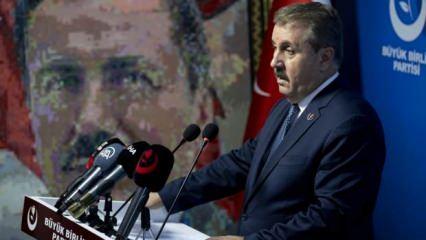 BBP Genel Başkanı Destici'den Türkiye'nin Suriye konusunda attığı adımlara destek
