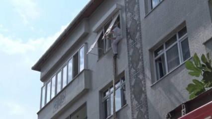 İstanbul&rsquo;da film gibi olay: Bez par&ccedil;alarını birleştirip...