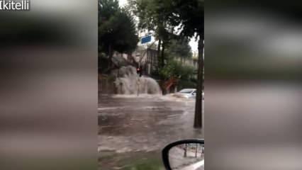 İstanbul'da şiddetli yağış zor anlar yaşattı! İlçe ilçe son durum