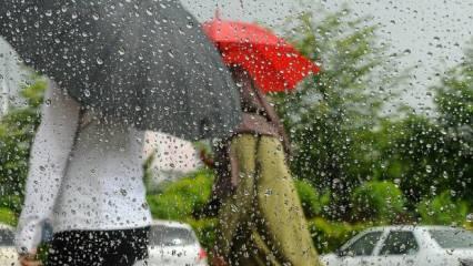 Meteoroloji'den 17 il için 'sarı kodlu' uyarı: Sağanak yağışa dikkat!