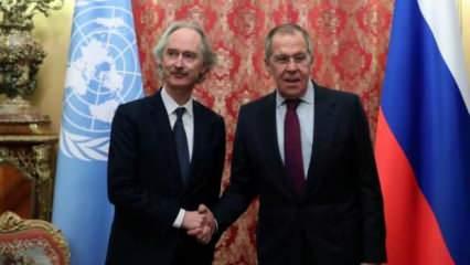 Rusya Dışişleri Bakanı Lavrov, BM Suriye Özel Temsilcisi Pedersen ile görüştü